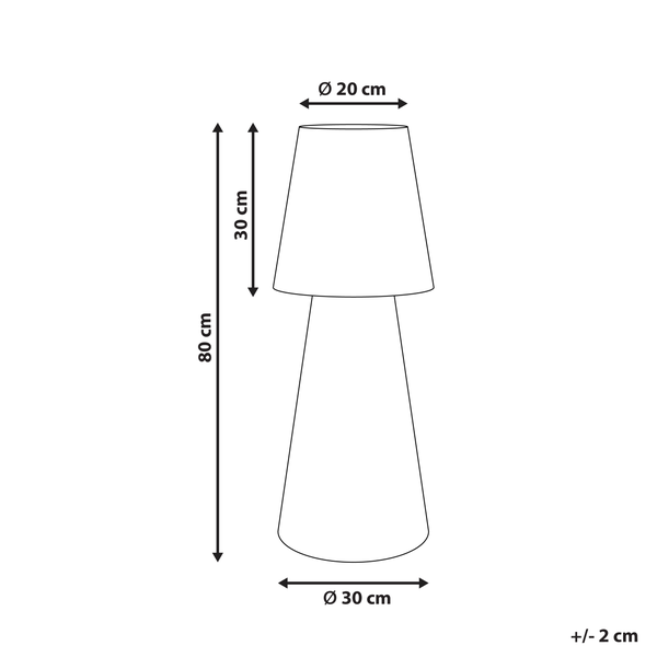 LED-Stehlampe für den Außenbereich SABANAS Weiß