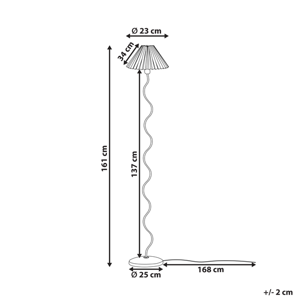 Stehlampe JIKAWO Metall Rosa