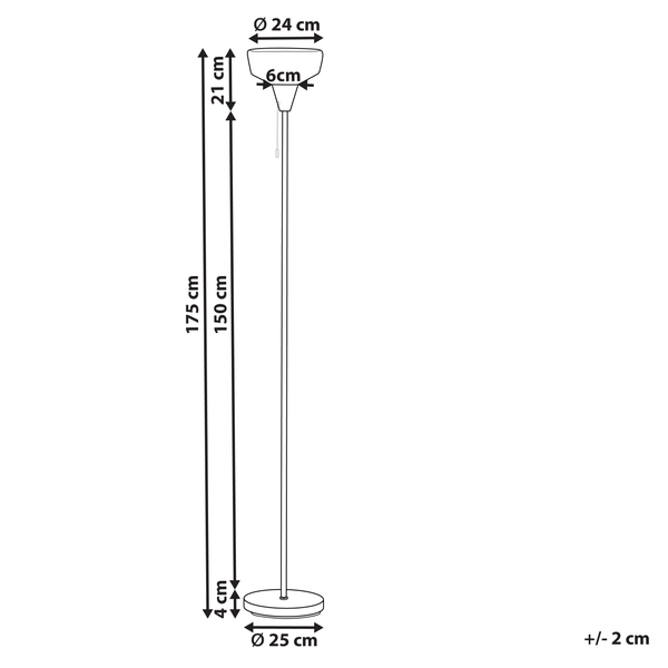 Stehlampe TALPARO Metall Gold