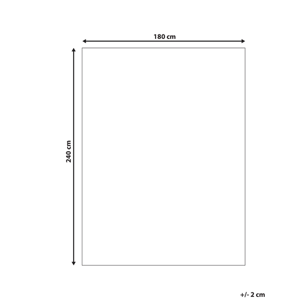 Outdoor Teppich schwarz 180 x 240 cm geometrisches Muster NARLI