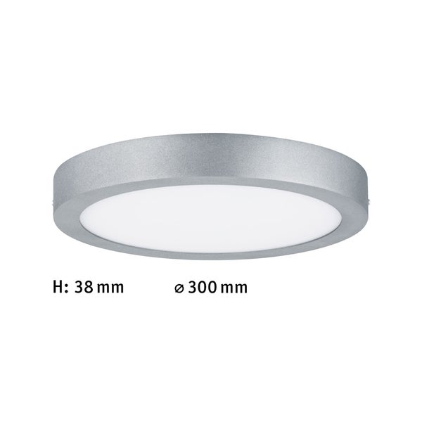 LED Panel Lunar rund 300mm 16W 1450lm 3000K Chrom matt