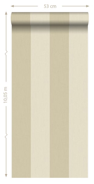 Origin Wallcoverings Tapete Streifen Beige - 53 cm x 10.05 m - 347020