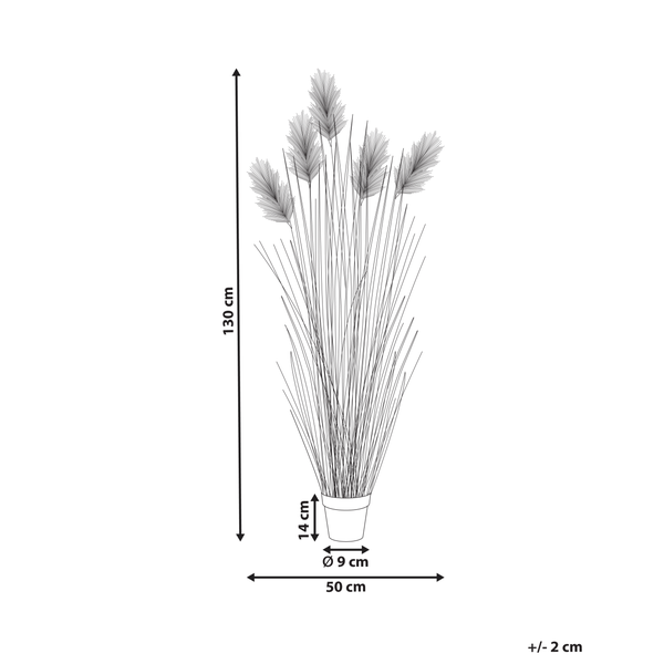 Kunstpflanze GRASS 130 cm Grün