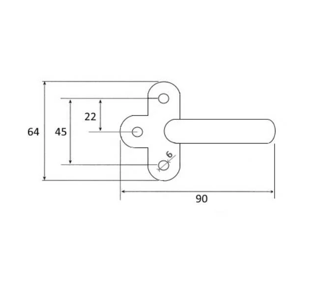 FBS Industry Winkelhebel-/ Bordwandverschluss Set Gr. 0 links & rechts mit Einfallösen