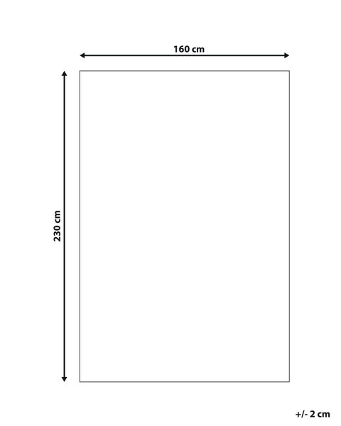 Outdoorteppich KOHIMA Grau 160 x 230 cm