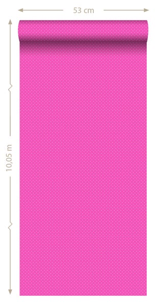ESTAhome Tapete feine Punkte Rosa - 53 cm x 10.05 m - 137311