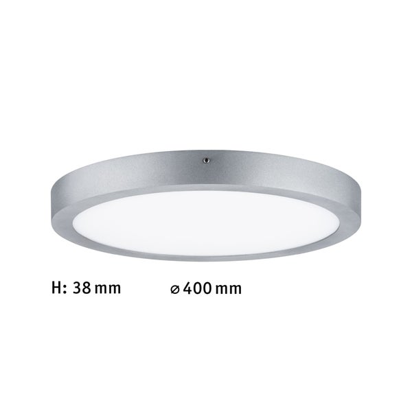 LED Panel Lunar rund 400mm 22W 1700lm 3000K Chrom matt