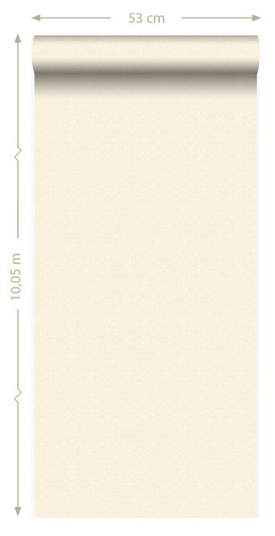 Origin Wallcoverings Tapete kleine Ornamente Elfenbeinweiß - 53 cm x 10.05 m - 345448