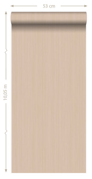 Origin Wallcoverings Tapete feine Streifen Hellgrau - 53 cm x 10.05 m - 345406