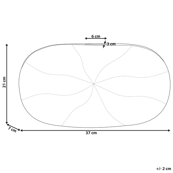 Blumenvase URGENCH Metall 21 cm Silber