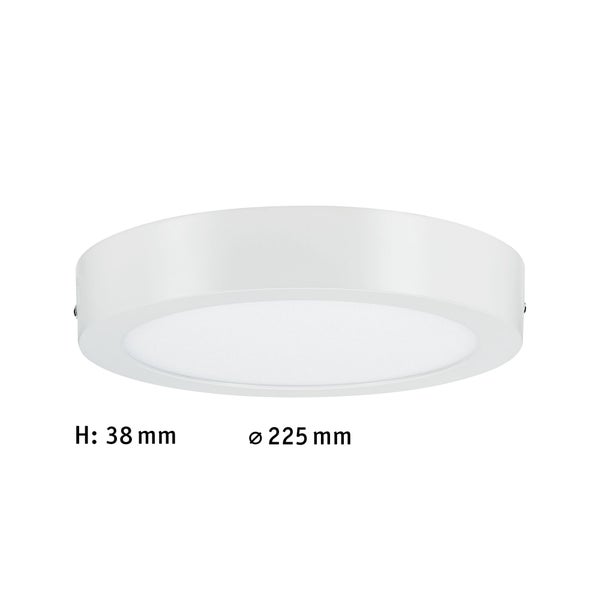 LED Panel Lunar rund 225mm 12,5W 1140lm 3000K Weiß