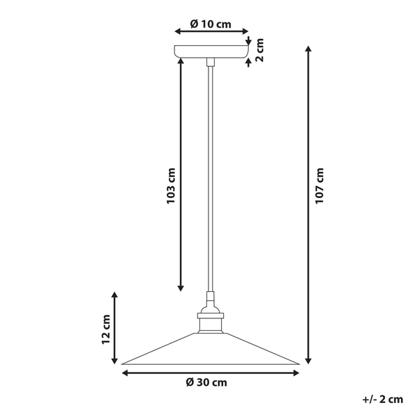 Hängeleuchte SWIFT Metall Messing
