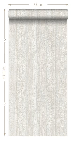 Origin Wallcoverings Tapete Holz-optik Beige - 53 cm x 10.05 m - 347528