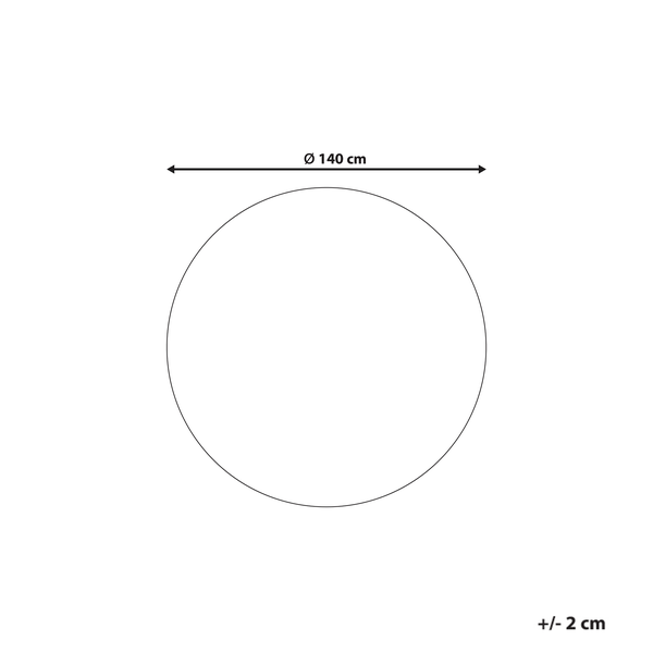 Teppich EREGLI Blau ø 140 cm