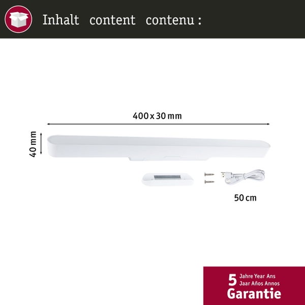 Mobile Möbelaufbauleuchte Atali 240lm 4000K Weiß