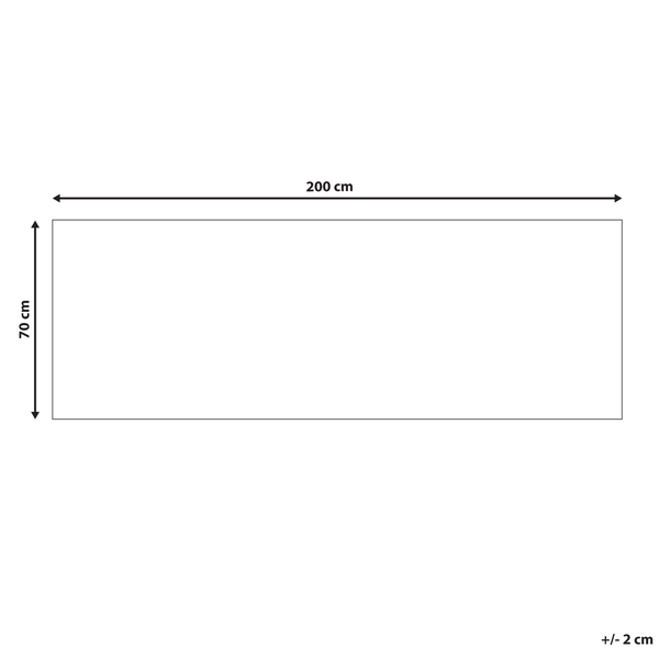 Teppich MIDALAM Bunt 70 x 200 cm