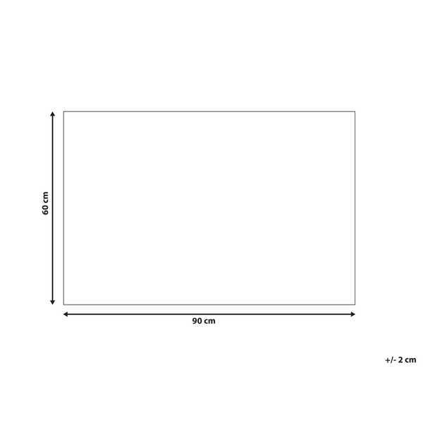 Produktabmessungen: 60 mal 90 Zentimeter
