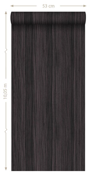 Origin Wallcoverings Tapete Streifenmuster Dunkelviolett - 53 cm x 10.05 m - 347239