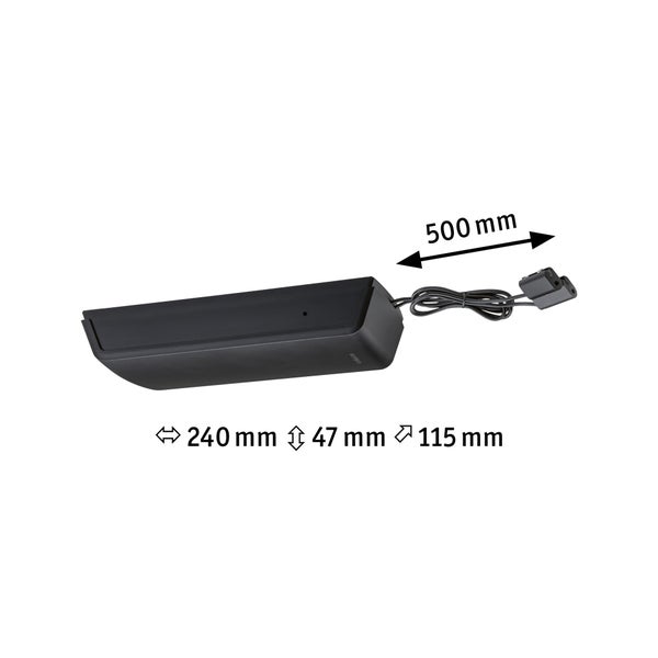 Seilsystem Driver max. 60W 230/12V Schwarz