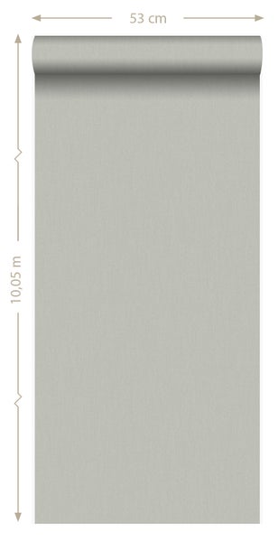 Origin Wallcoverings Tapete Leinen-Optik Hellbraun - 53 cm x 10.05 m - 347002