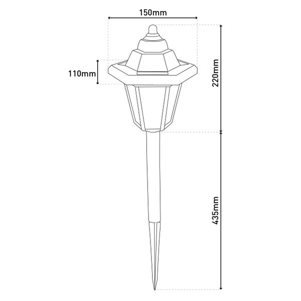 3er Set LED Solar-Erdspieß/Wandleuchte 2-in-1