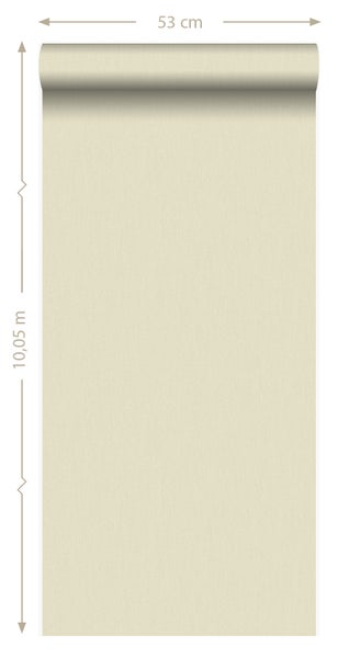 Origin Wallcoverings Tapete Leinen-Optik Beige - 53 cm x 10.05 m - 347011