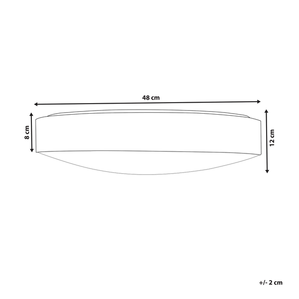 LED Deckenlampe ARLI Metall Weiß