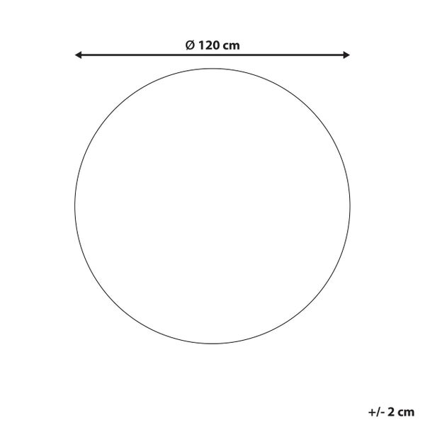 Kinderteppich ELDIVAN Rosa ø 120 cm