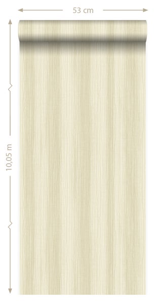 Origin Wallcoverings Tapete Streifenmuster Beige - 53 cm x 10.05 m - 346647