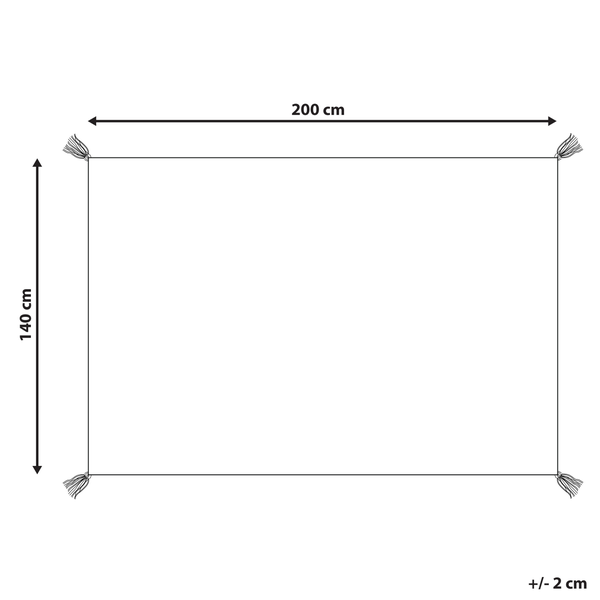 Kinderteppich MEREVI Bunt 140 x 200 cm Baumwolle