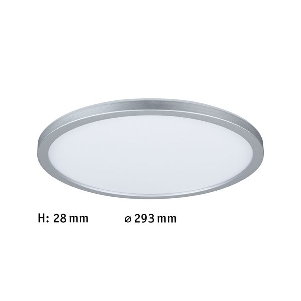 LED Panel Atria Shine Backlight rund 293mm 16W 1600lm 4000K Chrom matt