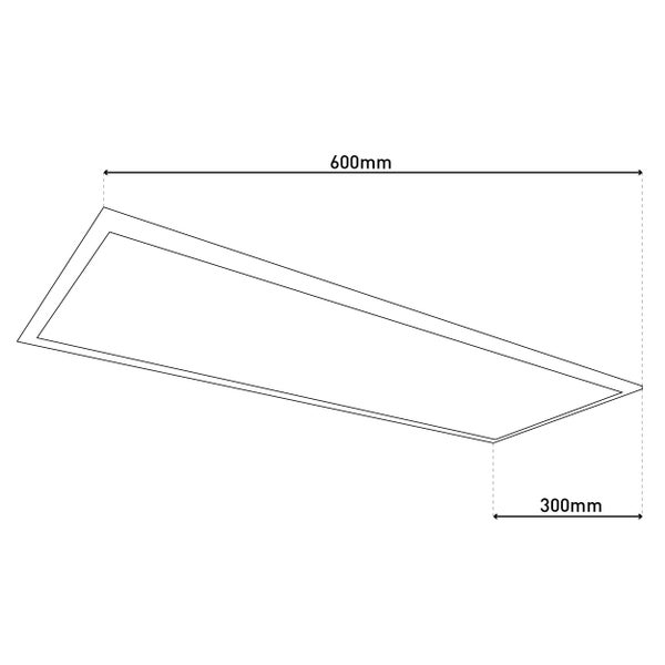 LED Panel-Deckenleuchte SALTA
