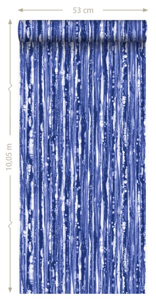 Origin Wallcoverings Tapete Streifen Blau - 53 cm x 10.05 m - 347219