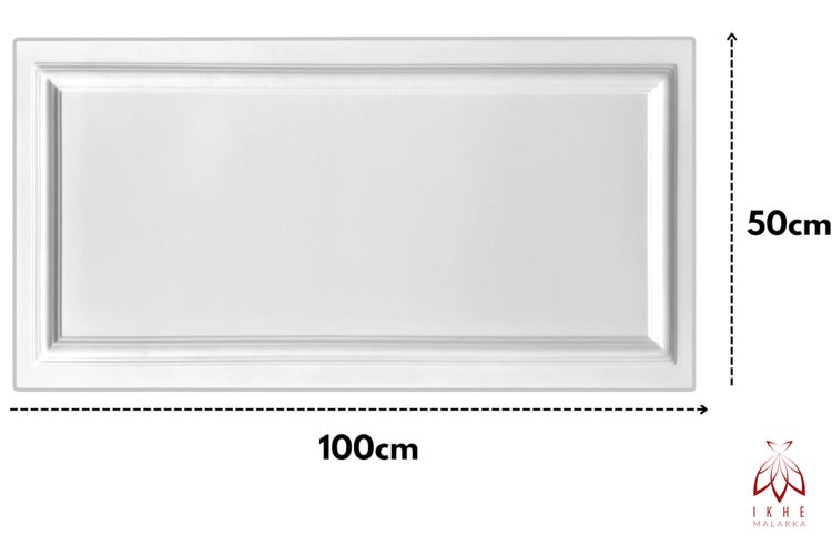 Dekorplatte, 100 mal 50 Zentimeter