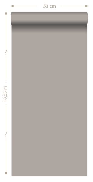 Origin Wallcoverings Tapete Uni Lila Grau - 53 cm x 10.05 m - 346614