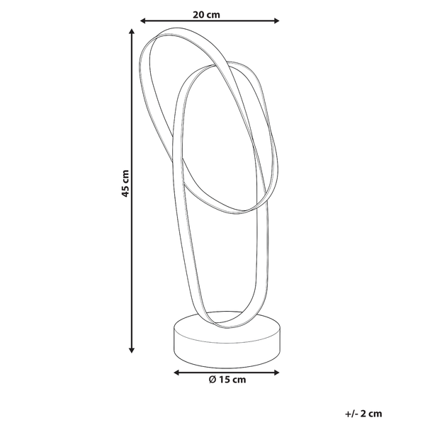 Dekorationsobjekt aus Metall auf Marmorsockel
