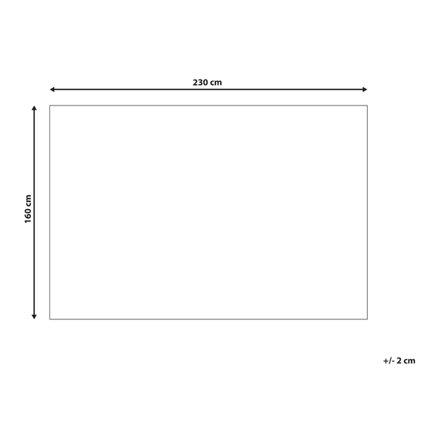 Teppich ATIMA Beige 160 x 230 cm Jute