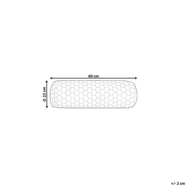 Dekokissen LINDEN Webpelz 22 x 60 cm Rosa Ohne Muster