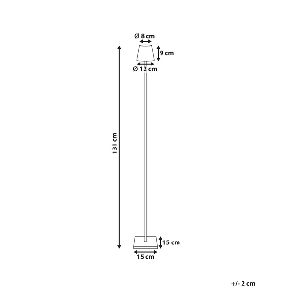 Kabellose LED Stehlampe GAVARRESA Grün