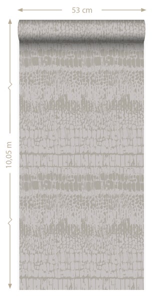 Origin Wallcoverings Tapete Tierhautmuster Lila - 53 cm x 10.05 m - 346651