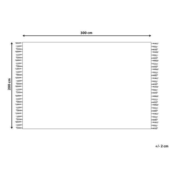 Teppich ESENCIK Beige 200 x 300 cm Jute
