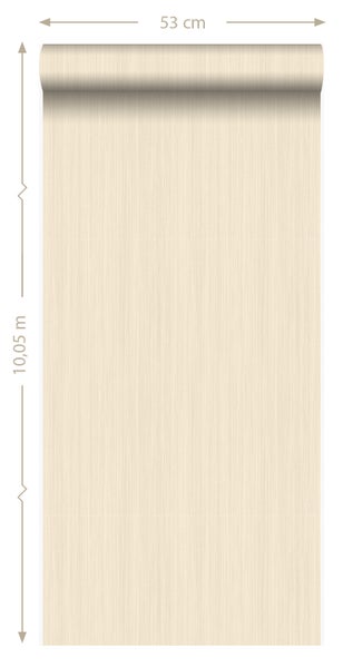 Origin Wallcoverings Tapete feine Streifen Altweiß - 53 cm x 10.05 m - 345402