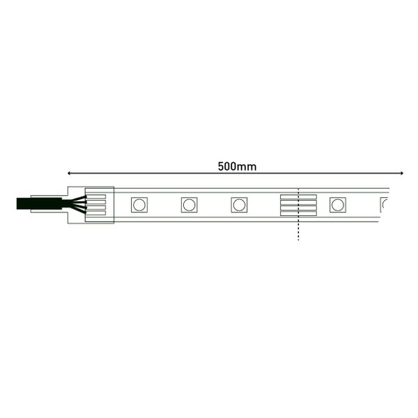 Der LED Stripe outdoor 1000 cm, 36 Watt, warmweiß, mit Farbwechsler, dimmbar, inkl. Fernbedienung und Zubehör