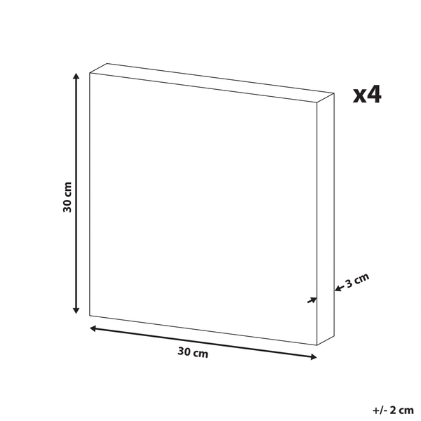Dekobild mit Hasenmotiv