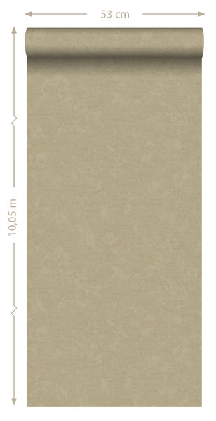 Origin Wallcoverings Tapete Uni Bronze - 53 cm x 10.05 m - 345943