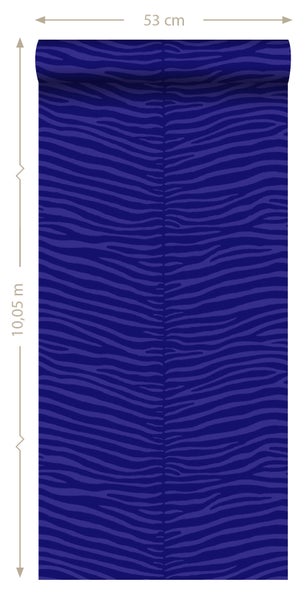 ESTAhome Tapete Zebras Lila - 53 cm x 10.05 m - 136806