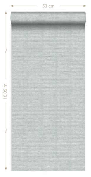 Origin Wallcoverings Tapete Leinen-Optik Helltaupe - 53 cm x 10.05 m - 347376