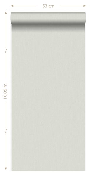 Origin Wallcoverings Tapete Leinen-Optik Hellmeeresgrün - 53 cm x 10.05 m - 347008