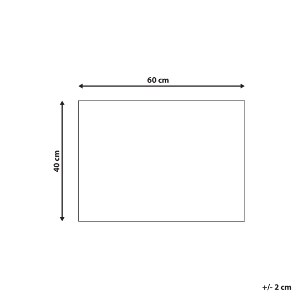 Fußmatte SAKESAR Bunt 40 x 60 cm Kokosfasern
