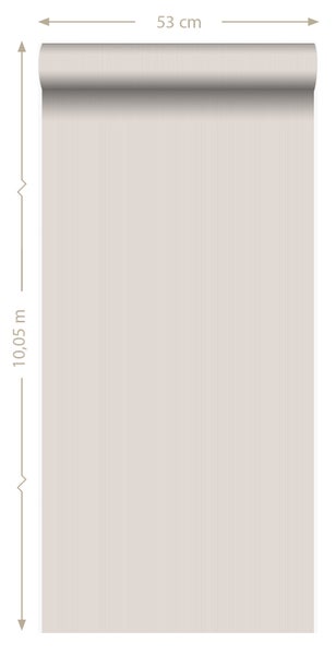 Origin Wallcoverings Tapete feine Streifen Grau - 53 cm x 10.05 m - 346807